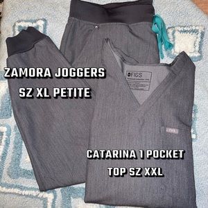 Figs scrub set. Worn twice!!